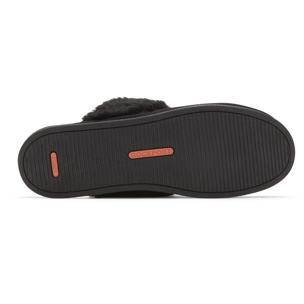 Rockport Tøfler Dame Svart - Trutech Veda Slide - EZGV20861